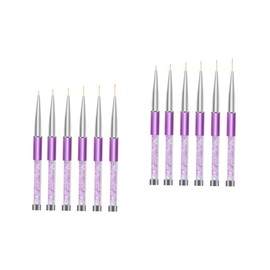 FOMIYES 2sets Nail Art Brush Set Diy Nail Art Painting Tool Manicure Drawing Tool Perfect for Home Salon 6pcs*2