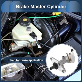 Hihaha Brake Master Cylinder No.5110077500 for Suzuki CARRY BUS ST90 1982-1999 Hydraulic Master Cylinder Silver Tone,White Aluminum Alloy,Plastic 1 Pc