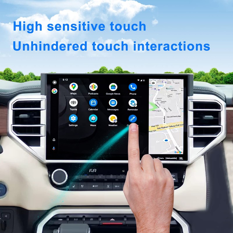 Carwiner Screen Protector for 2022-2026 Toyota Tundra/2023-2026 Toyota Sequoia 14