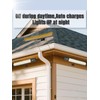 High Brightness Solar Motion Sensor Light, Motion Activated, Auto On/Off