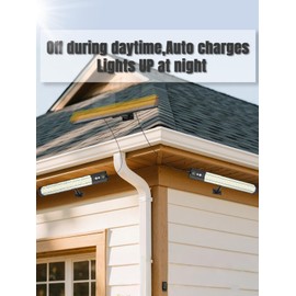 High Brightness Solar Motion Sensor Light, Motion Activated, Auto On/Off