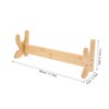 WHAMVOX Wooden Sword Holder Stand Elegant Display Stand for Swords