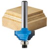 ROCKLER MINI CLASSIC ROMAN OGEE Router Bit, 8mm Carbide, 1/4"