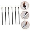 Ipetboom 6pc Eyebrow Brush Set Angled Eyeliner Concealer Makeup Brushes