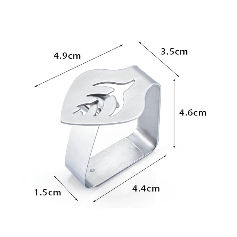 SUpoetry Pack of 6 Tablecloth Clips, Table Clips for Thick