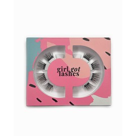 GirlGotLashes Mini Box Flutter Fling, Home Eyelash Extensions, 1 Pair of Eyelashes, Fake Lashes with 5–7 Days Hold, Vegan, Handmade