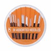 Pony Hand Sewing Needles: Assorted: Black with White Eye: Sharps: