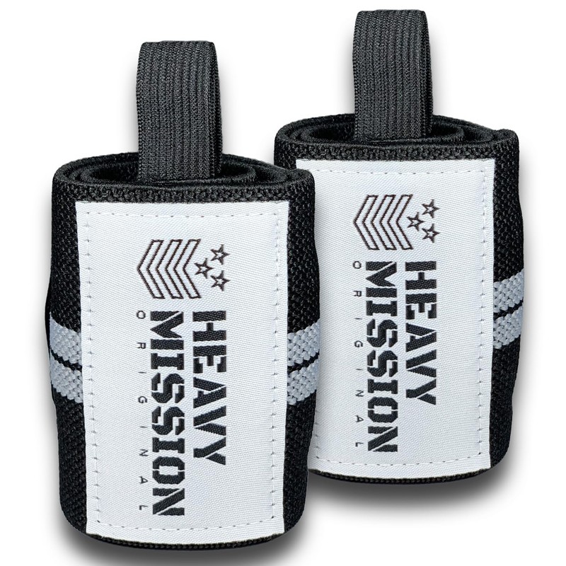 Heavy Mission Wrist Wrap, Wrist Support, Weight Training, 2-Piece Set,