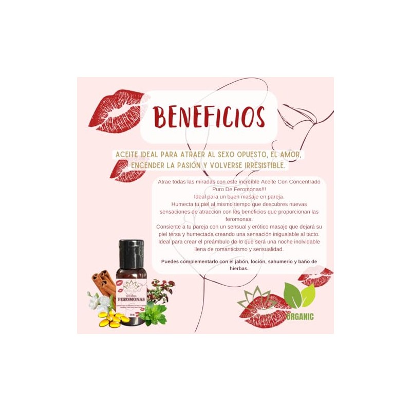 Aceite Orgánico Corporal Para Masajes Con Vitamina E 30ML (Feromonas)