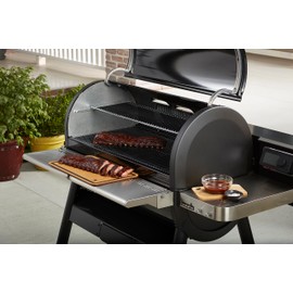 Weber SmokeFire EX6 Folding Front Shelf, Silver