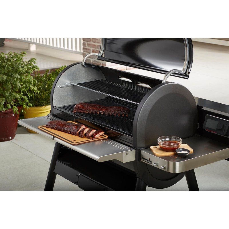 Weber SmokeFire EX6 Folding Front Shelf, Silver