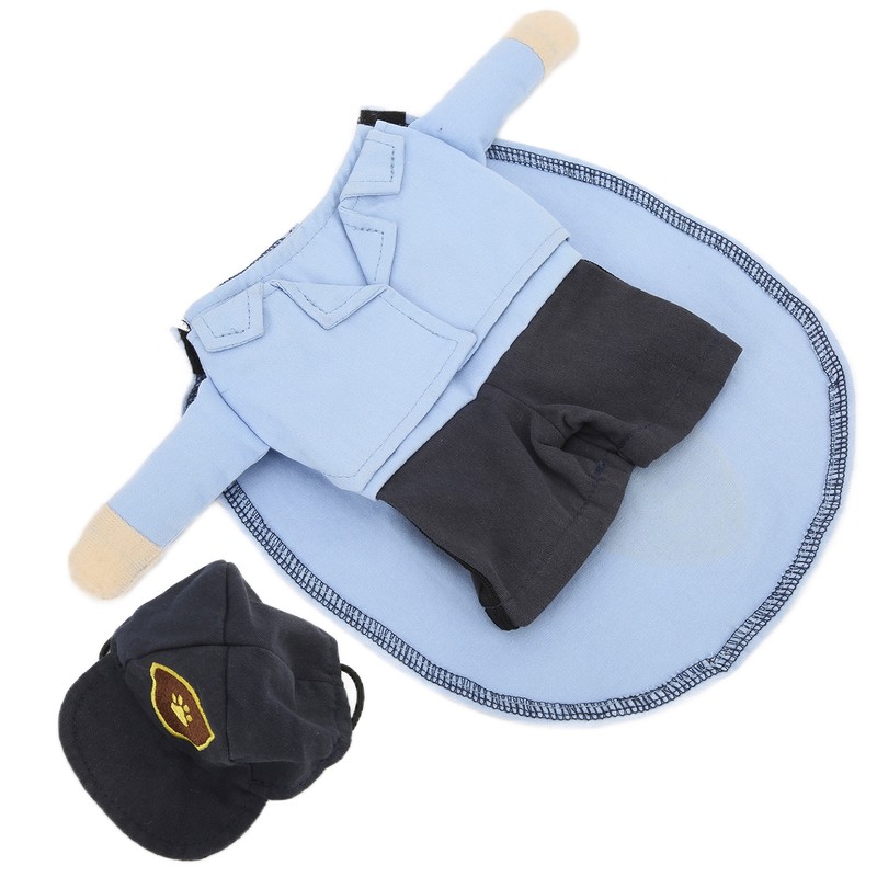 Pet Mail Carrier Costume Soft Funny Costumes Pet Suit with