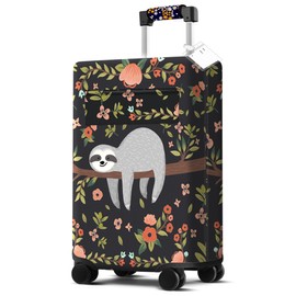 bvya Luggage Suitcase Covers for Luggage, Elastic Luggage Cover Protector Scratch Resistant Travel Essentials Suitcase Cover Fits 18 inch Luggage with Luggage Handle Cover and Luggage Tag