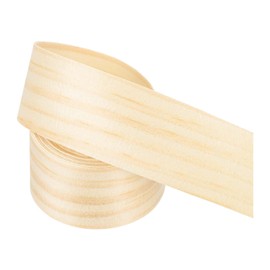 PATIKIL Pine Edge Banding, 1-1/2 Inch x 10 ft Wood Veneer Tape Pre-glued Flexible Plywood Edge Banding with Hot Melt Adhesive for Furniture Restoration