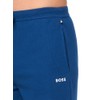 BOSS Men's Waffle Contrast Logo Lounge Shorts, Dark Sapphire Blue,