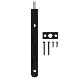 Nuk3y Heavy Duty 7-inch Flip Flush Bolt (Matte Black)