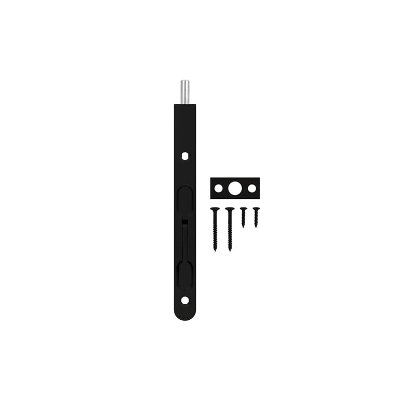 Nuk3y Heavy Duty 7-inch Flip Flush Bolt (Matte Black)