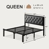 Einhomn Queen Metal Bed Frame, Queen Platform Bed Frame with