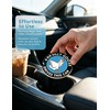 Ceramic Car Coasters for Cup Holders 2 Pack Cute Car