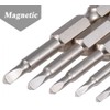 Uacen 6 Piece Magnetic Triangle Screwdriver Bit Set, S2 Steel