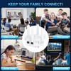 2024 WiFi Extender Signal Booster for Home Powerful 6 Antennas