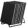 Juvale Square Black Slate Coasters Set - Coffee Table Protection