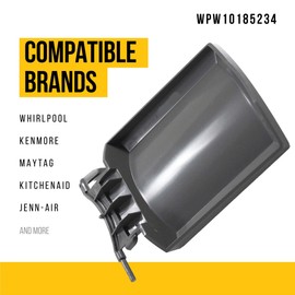 PartsBroz WPW10185234 Pad - Compatible With Whirlpool Kenmore Refrigerator - Replaces AP6016525 PS11749815 W10185234 4441864 W10168730 Ultra Durable Replacement Repair Parts