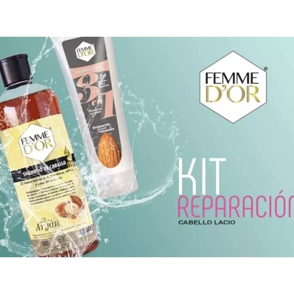 Femme D´or Kit 2 Shampoos + 1 Acondicionador + Envío Gratis