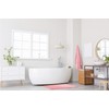 Emma Barclay Noodle Soft Touch Non-Slip Bathroom Rug in Pink