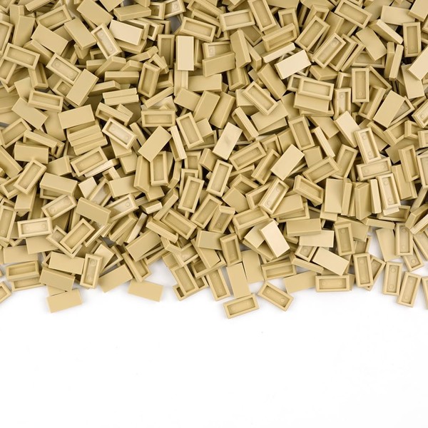 WSRYLTCH Classic Bricks Tiles 1x2 Flat - 1000pcs Basic Building