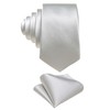 Barry.Wang Neckties for Boys Regualr Self-Ties Adjustable Handkerchief Set Uniform