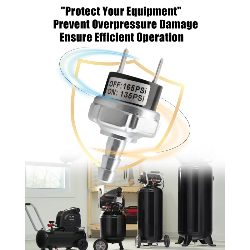Air Compressor Pressure Switch Fit for Husky C331H 30 Gallon