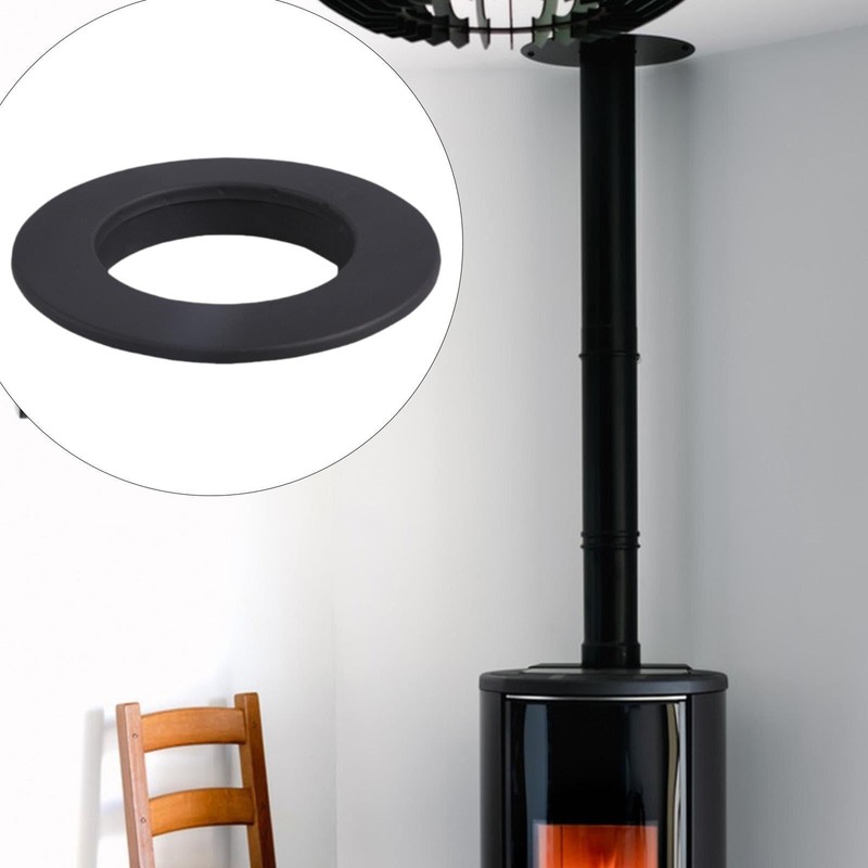 Milageto Fireplace Pipe Trim Collar Chimney Part,Accessories for Home, for