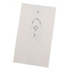 20pcs Tea Light Candle Bag Flame Retardant Reusable Heart Shape