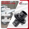 Svicari Front Bumper Lamp Bulb Socket with Wire Harness Fit