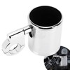 Motorcycle Handlebar Cup Holder Chrome Adjustable Universal for ATV 22-32mm