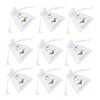 ABOOFAN 50pcs Lavender Sachet Bags Empty Drawstring Pouches Light Purple