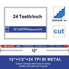 Hacksaw Replacement Blades (10 Pack) High Speed 24 TPI -