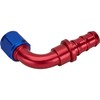 90 Degree Socketless Push-On Hose End, -10 AN