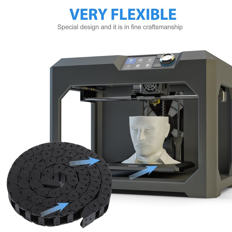 iplusmile Flexible Drag Chain for 3D Printer Machine High Speed