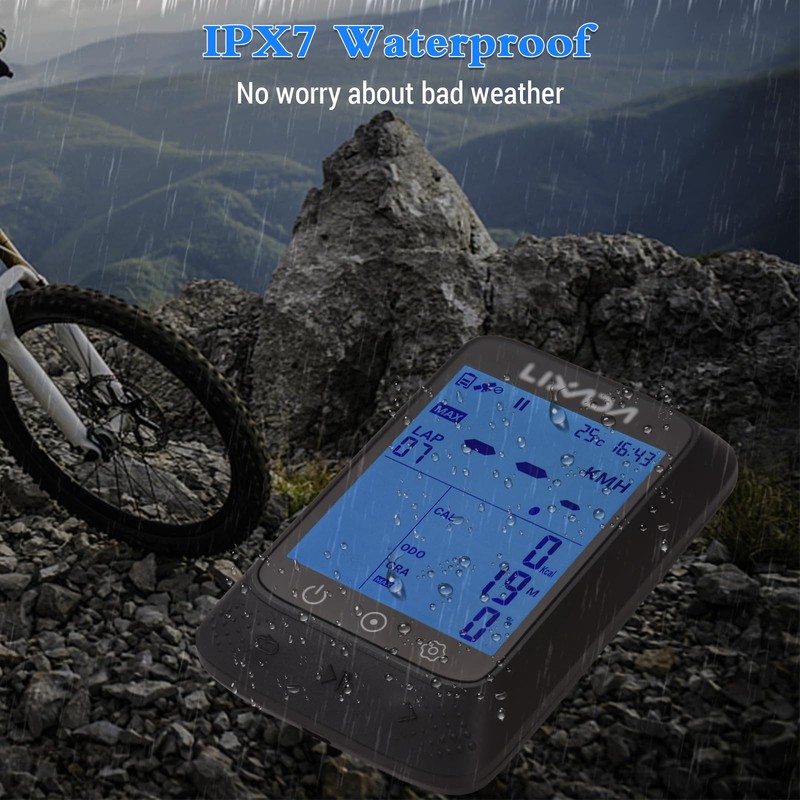 Mingzhe Bike Computer GPS Wireless Waterproof ANT+ Sensor and BT