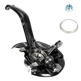 Front Right Steering Knuckle & Wheel Bearing Hub Assembly Fit for 2008-2012 Honda Accord, for 2009-2014 Acura TSX, Replace for # LK052 698-446 44300TA0A61, Passenger Side