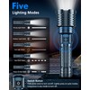 Super Bright Rechargeable LED Flashlights 5000.000High Lumens,Powerful Tactical Flashlight Up