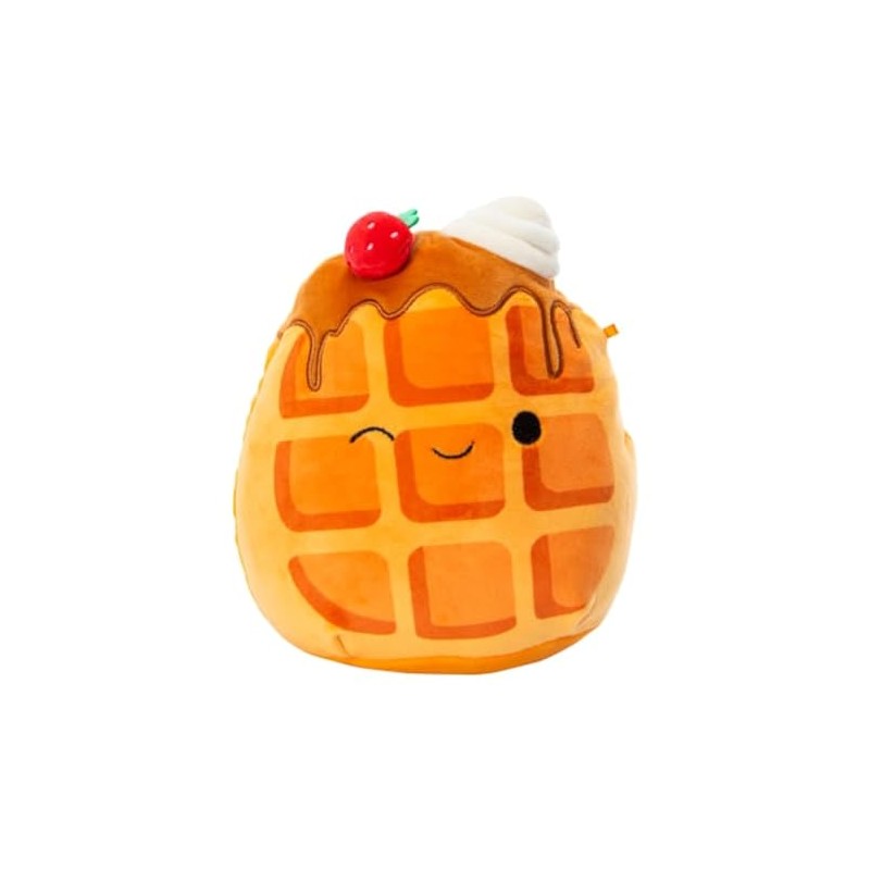 Squishmallows 7.5"" Weaver The Waffle, Medium, Orange