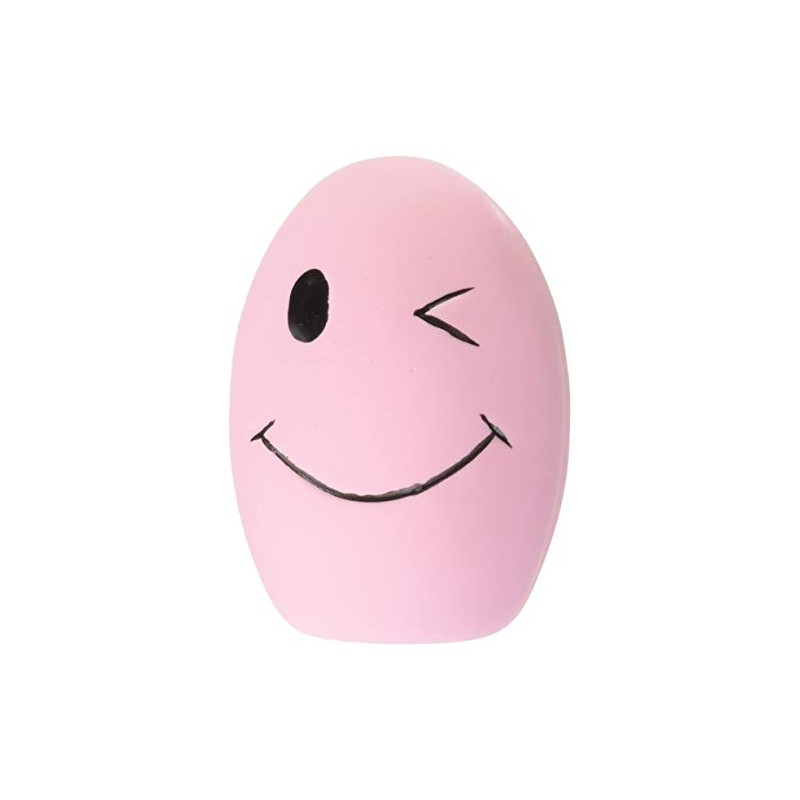 Super Cat Dog Toy Smile Egg Pink Set of 3