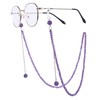 TUMBEELLUWA Healing Crystal Beaded Eyeglasses Chain Mask Lanyard Sunglasses String