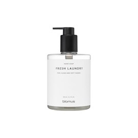 blomus Satomi Hand Soap | Fresh Laundry Fragrance | 500 ml | Soap Dispenser with Vegan Fresh Laundry Soap with 25% Organic Aloe Vera | Diameter 8 x Height 15 cm