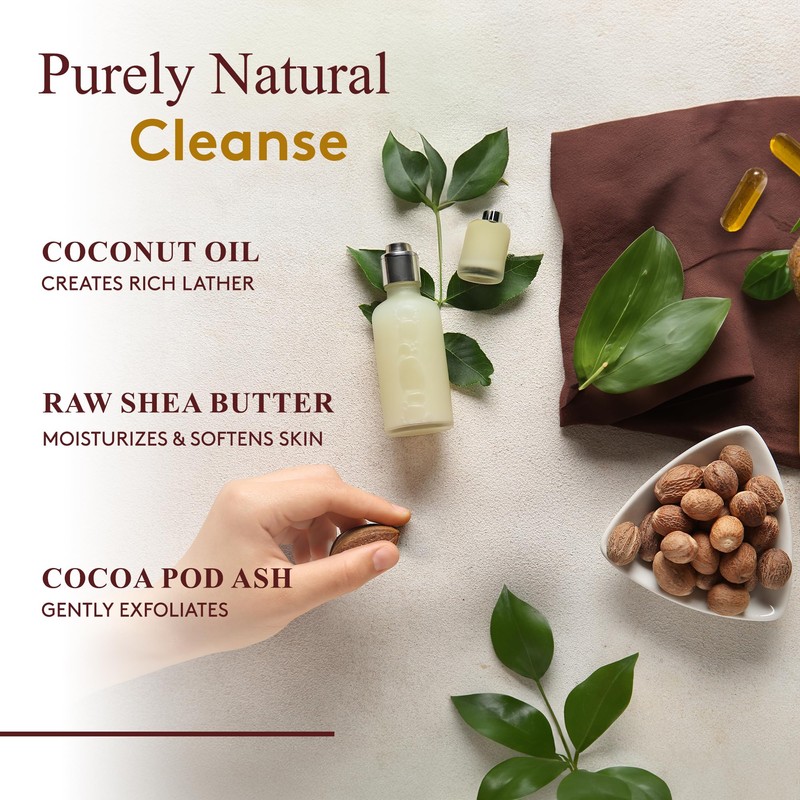 Okay African Black Soap from Ghana with Shea Butter, 6