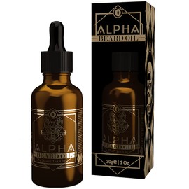 OURO Alpha Beard Oil, Aceite Estimulante para Crecimiento de Barba y Bigote, 30 ml