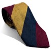 Potomac Tie Company Navy Blue / Burgundy / Gold Striped